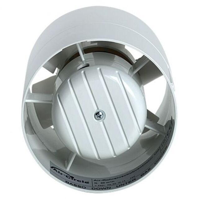 Тръбен вентилатор Air-Circle, Ø100 мм, бял [2]