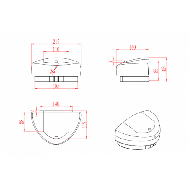 Сензорен дозатор за сапун Inter Ceramic ICSA 6688 B [2]