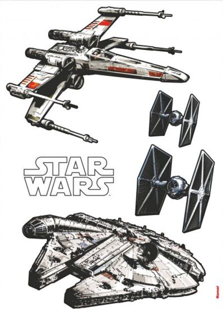 Декоративен стикер Komar Star Wars Spaceships [2]