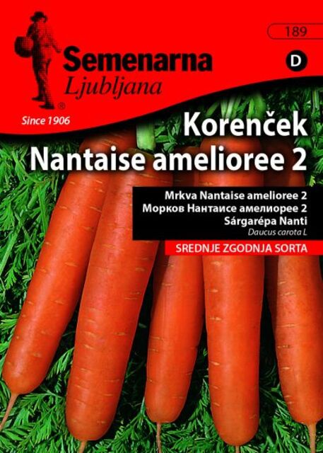 Семена за зеленчуци Semenarna Ljubljana Моркови Нантес [1]
