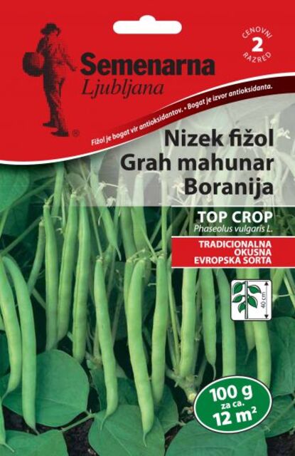 Семена за зеленчуци Semenarna Ljubljana Зелен фасул Топ Кроп [1]