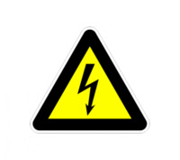 Стикер „Опасност от електричество“