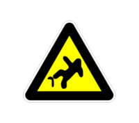 Стикер „Опасност от падане“