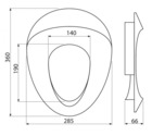 Детска тоалетна седалка-адаптер Alca Basic A68 [1]