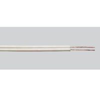 Плосък кабел с PVC изолация, A03VH-H, 2х0,75 мм², бял, 100 м