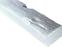 Декоративна полиуретанова греда, 20х13 см, бяла, 2 м