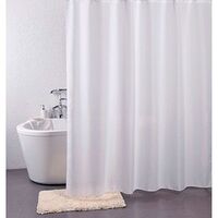 Текстилна завеса за баня Venus Uni White
