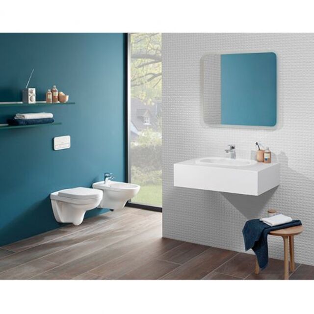 Стенна тоалетна без ръб Villeroy & Boch Targa DirectFlush Set [4]