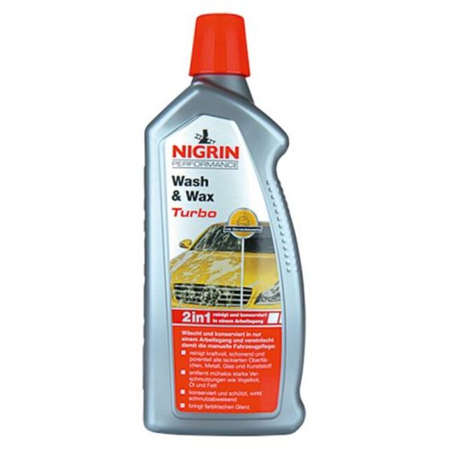 Почистващ и полиращ лак Nigrin Wash&Wax Turbo, 1 л [1]