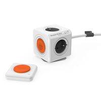 Разклонител Power Cube, Remote Extended, 5 гнезда, 1,5 м кабел