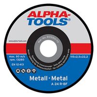 Диск за рязане Alpha Tools Metal A 24R-BF