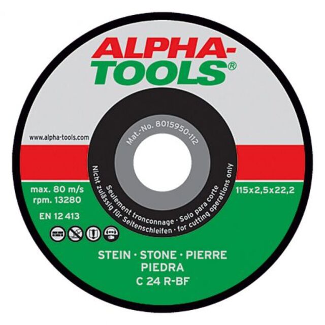 Диск за рязане Alpha Tools Stone C 24R-BF [1]