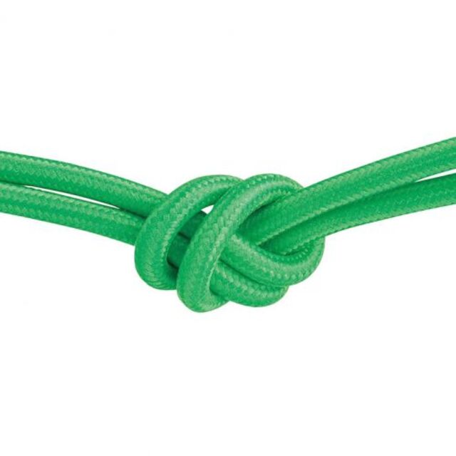 Текстилен кабел Home Sweet Home, зелен, 3x0,75 мм² [1]