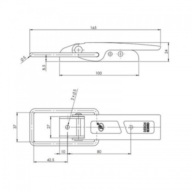 Ключалка за каната SPP ZB-02, до 840 кг [2]