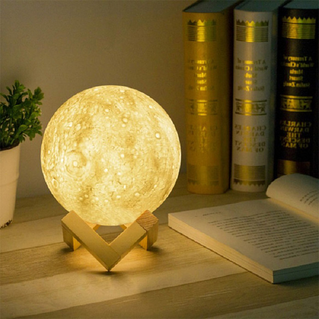 LED настолна нощна лампа Voltomat Luna [3]