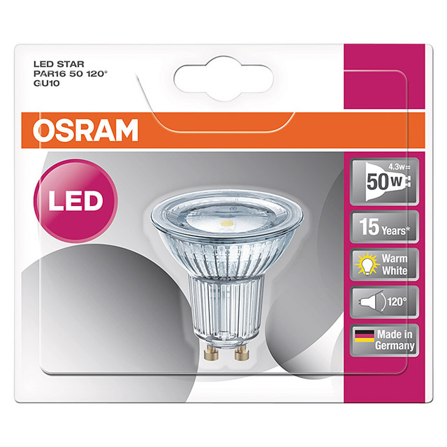 LED рефлекторна крушка Osram Star PAR16 [3]