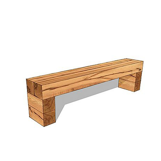Дървена греда за мебели Massiv Blox [12]