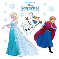 Декоративен стикер за стъкло Komar Disney Edition Frozen Snowflake