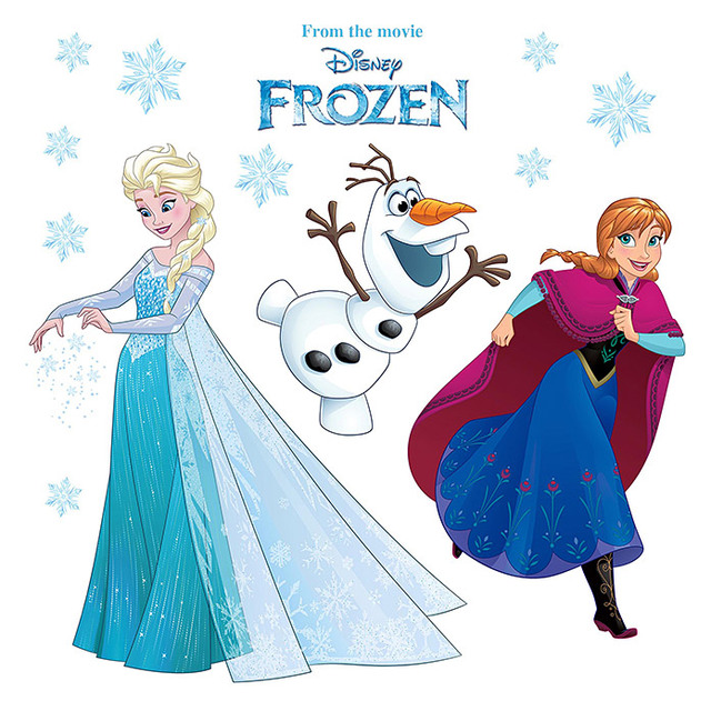 Декоративен стикер за стъкло Komar Disney Edition Frozen Snowflake [1]