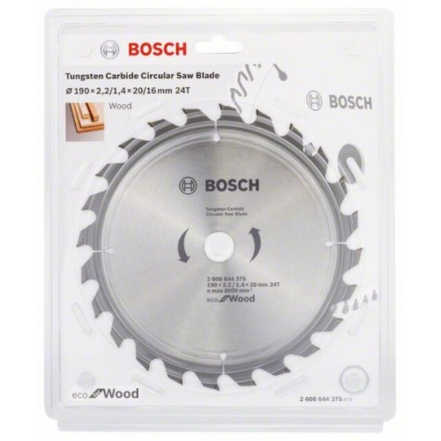 Циркулярен диск Bosch Eco for Wood [2]