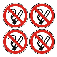 Стикер „Пушенето забранено“