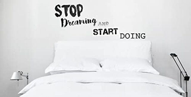 Декоративен стикер Plage 'Stop Dreaming' [2]