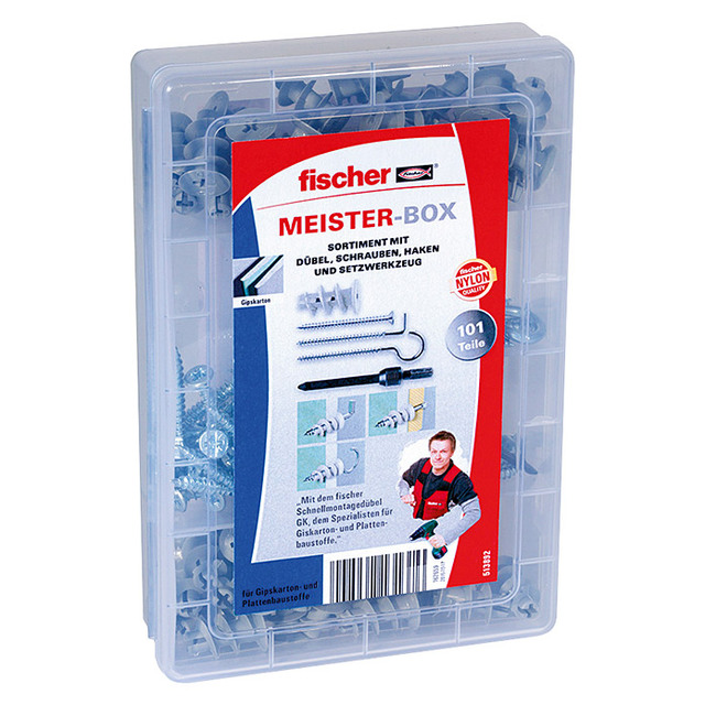 Дюбели за гипсокартон Fischer Meister-Box GK [1]