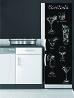 Декоративен стикер за хладилник Plage Чаши за коктейл