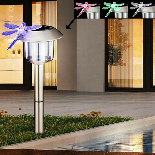 LED соларна лампа с колче Globo Водно конче [6]