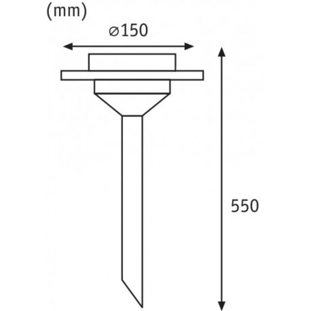LED соларна лампа с колче Paulmann Ufo [4]