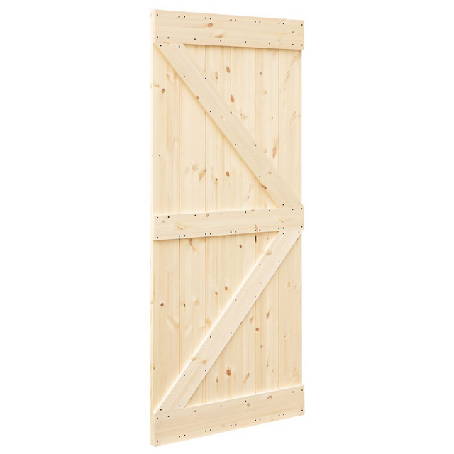 Дървена плъзгаща врата Radex Loft Rustic KK [2]