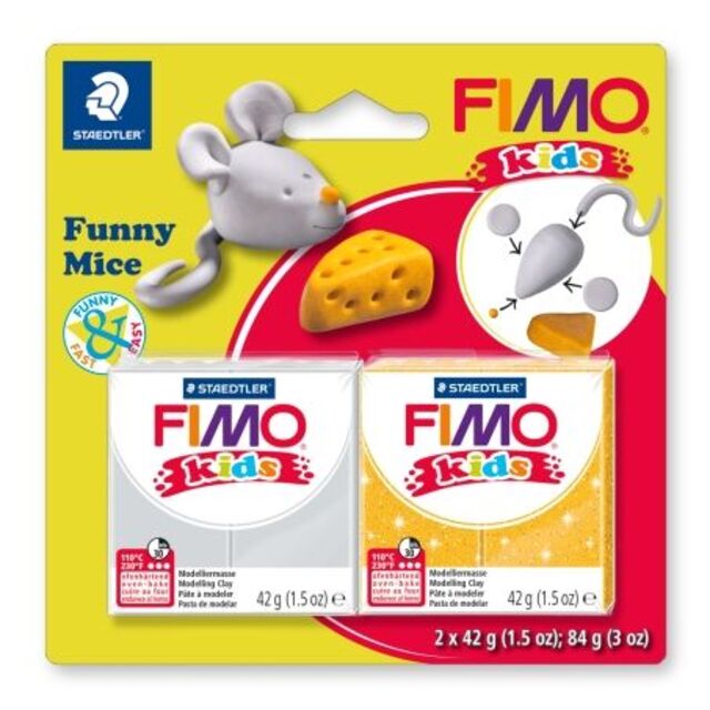 Глина Staedtler Fimo Kids Funny Mice [1]