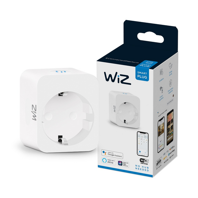 Смарт контакт за управление на уреди и осветление Wiz Smart Plug [1]