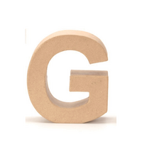 Картонена буква Glorex G