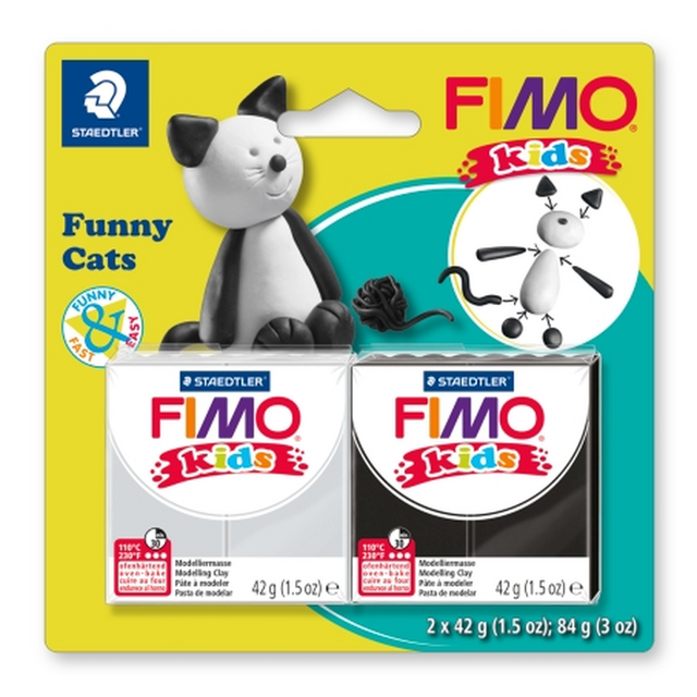 Глина Staedtler Fimo Kids Funny Cats [1]
