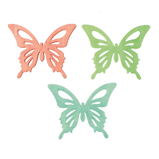 Дървени пеперуди Glorex [1]