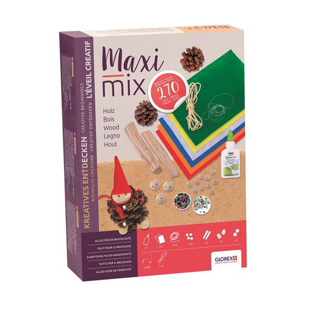 Креативен комплект Glorex Maxi Mix Holz [1]