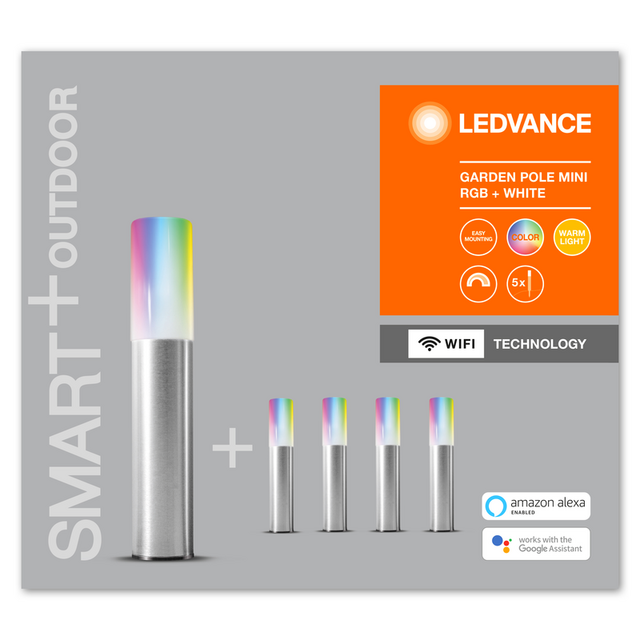 Комплект LED градинско осветление Ledvance Pole Mini RGBW [3]