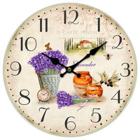 Стенен часовник Lavender